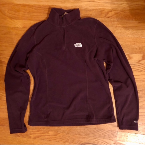 North Face TKA 100 1/4 Zip Fleece Pull Over - Picture 2 of 4